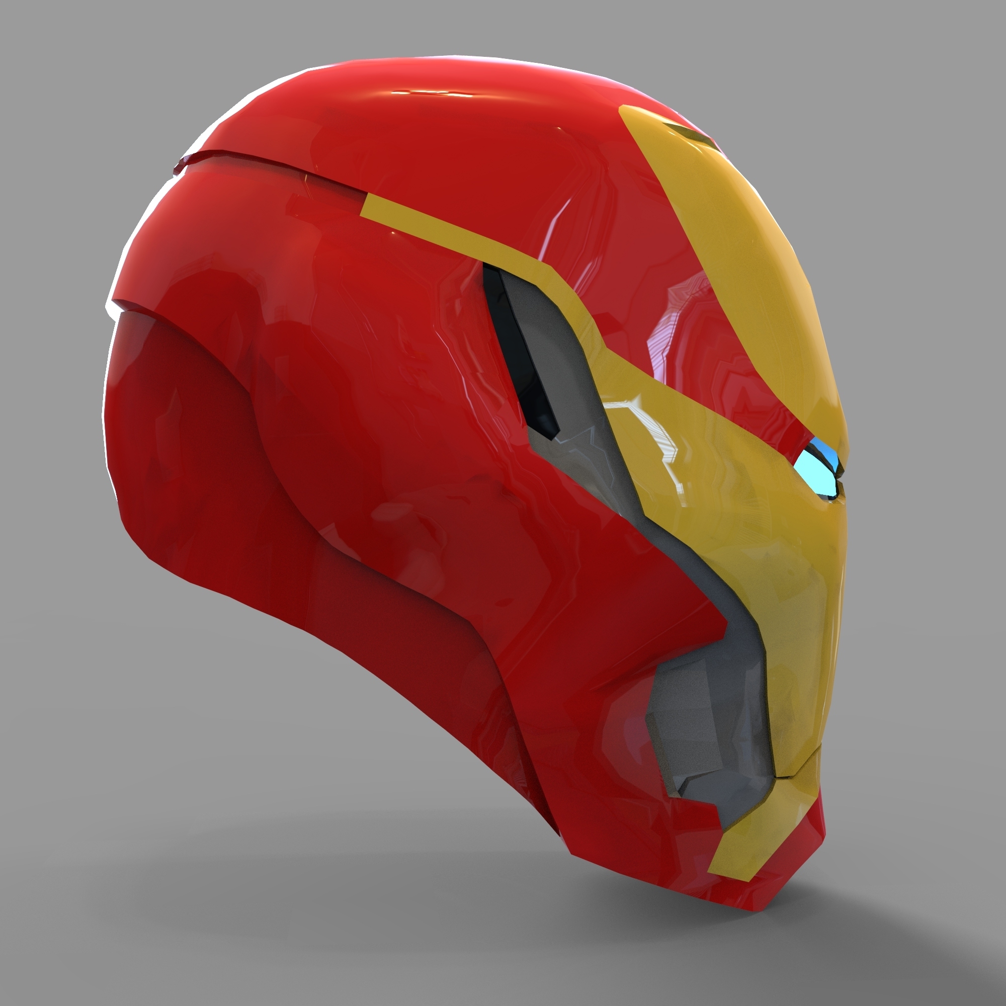 Download STL file Iron Man Mark 50 Helmet Wearable • 3D printable